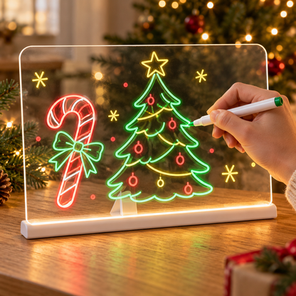🎄🎁 BUY 1 GET 1 FREE | Kids LED Drawing Board ✨🎨 | Perfect Christmas Gift 🎅