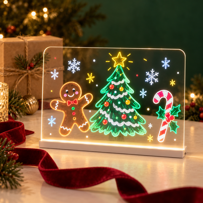 🎄🎁 BUY 1 GET 1 FREE | Kids LED Drawing Board ✨🎨 | Perfect Christmas Gift 🎅