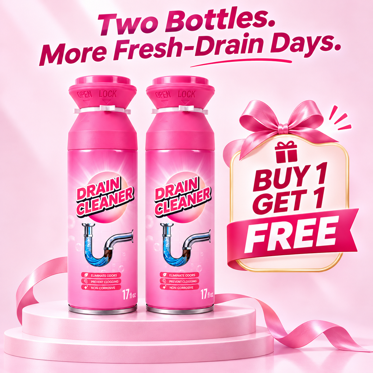 🎁 BUY 1 GET 1 FREE – Foam Drain Cleaner 🫧