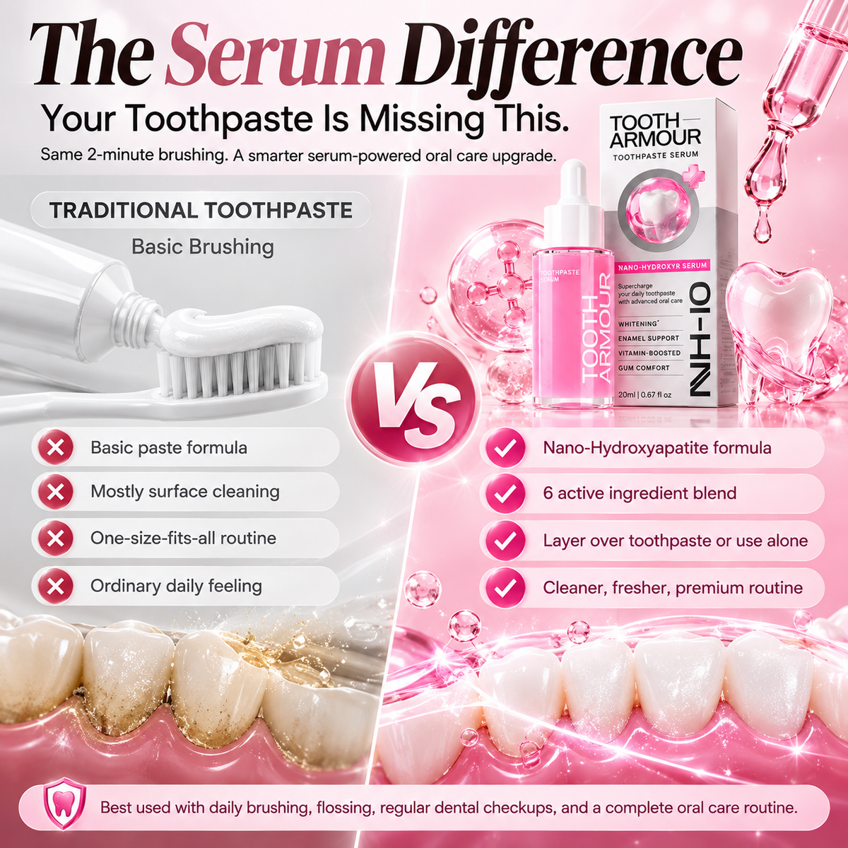 🎁 BUY 1 GET 1 FREE 🔥 Tooth Armour Toothpaste Serum