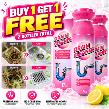 🎁 BUY 1 GET 1 FREE – Foam Drain Cleaner 🫧