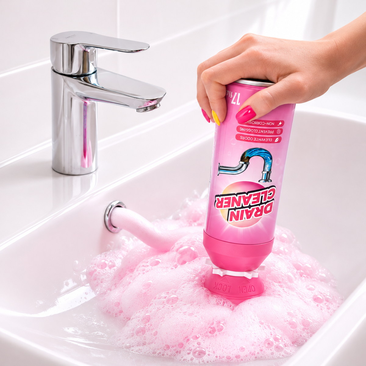 🎁 BUY 1 GET 1 FREE – Foam Drain Cleaner 🫧