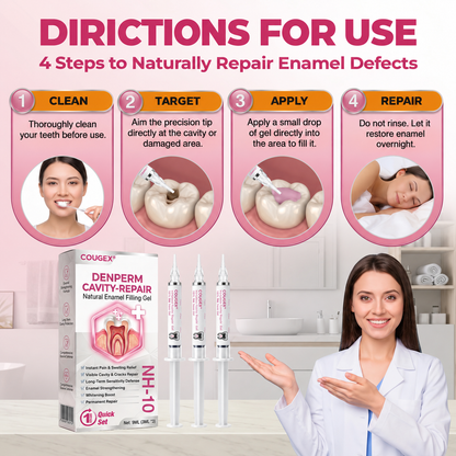 COUGEX®  Cavity-Repair Natural Enamel Filling Gel
