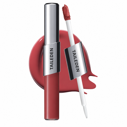Perfect Twin Lip — Dual-Ended Liquid Lipstick with Velvet Matte Color and Glossy Shine