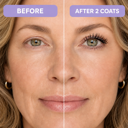 🎁 BUY 1 GET 1 FREE | Lengthening & Volumizing Mascara for Mature Lashes