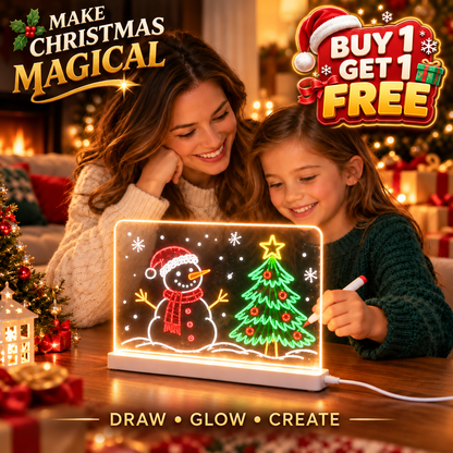 🎄🎁 BUY 1 GET 1 FREE | Kids LED Drawing Board ✨🎨 | Perfect Christmas Gift 🎅