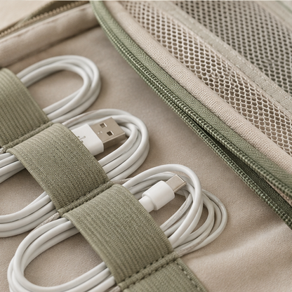 Aonlo CableNest Electronics Organizer Case materials and construction detail