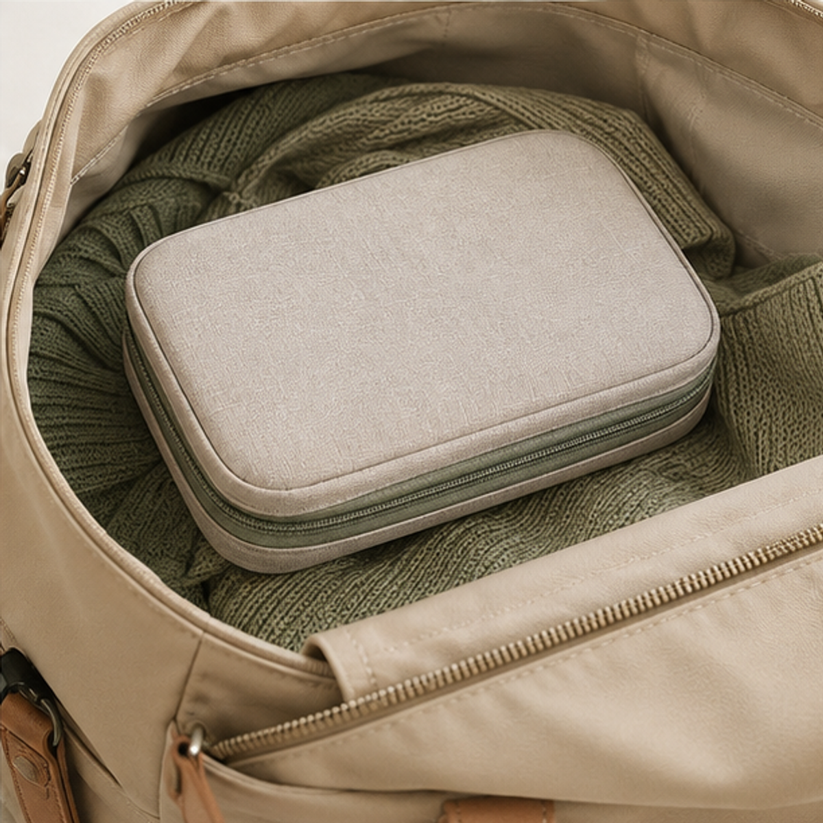 Aonlo CableNest Electronics Organizer Case organized for travel