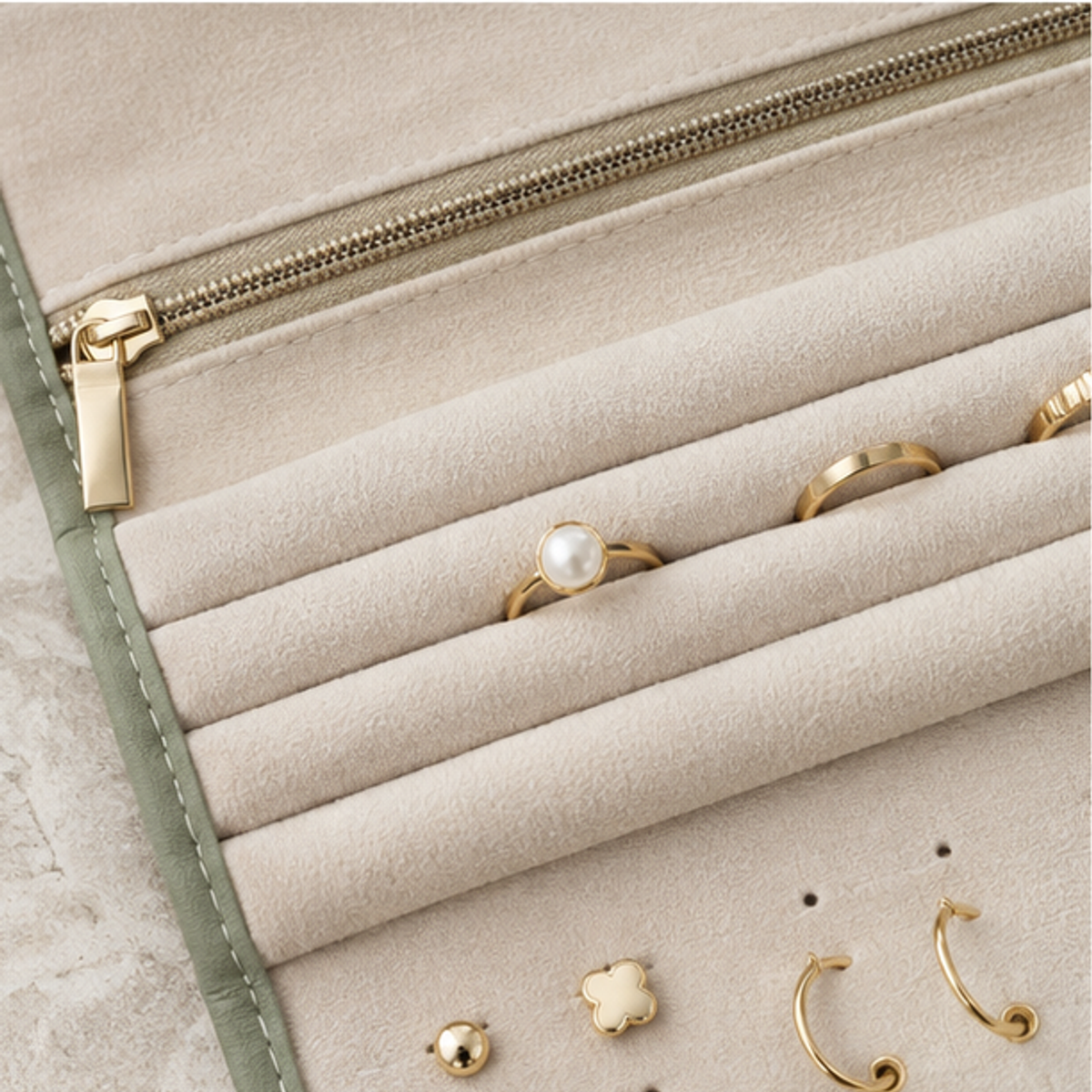 Aonlo FoldSoft Jewelry Travel Roll