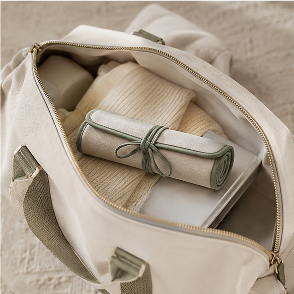 Aonlo FoldSoft Jewelry Travel Roll organized for travel