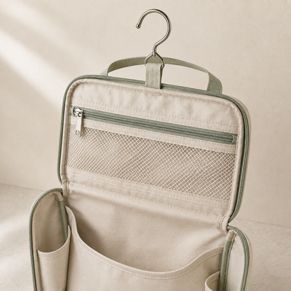 Aonlo HangReady swivel hook zipper and mesh detail