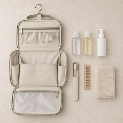 Aonlo HangReady open compartment flat lay