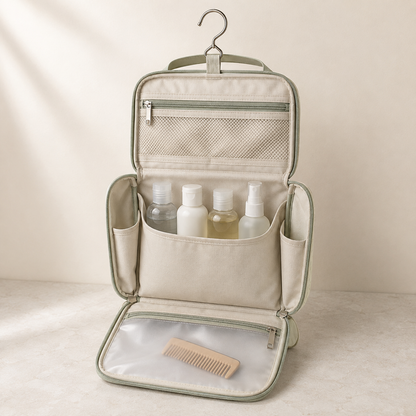 Aonlo HangReady open hanging toiletry organizer