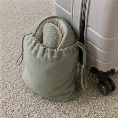 Aonlo RestCurve Travel Neck Pillow organized for travel