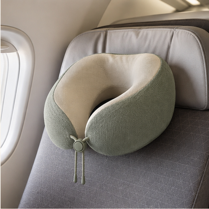 Aonlo RestCurve Travel Neck Pillow in a travel setting