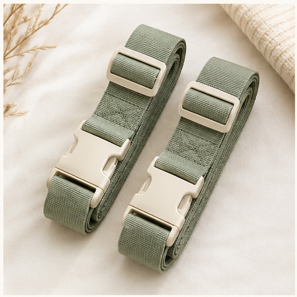 Aonlo RouteLock Luggage Straps — 2 Pack product overview