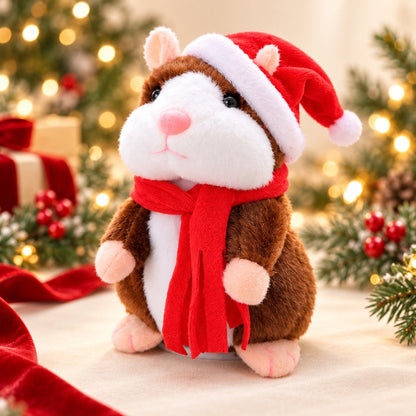 🎄🐹 Talking Christmas Hamster – The Holiday Toy That Talks Back! 🎁