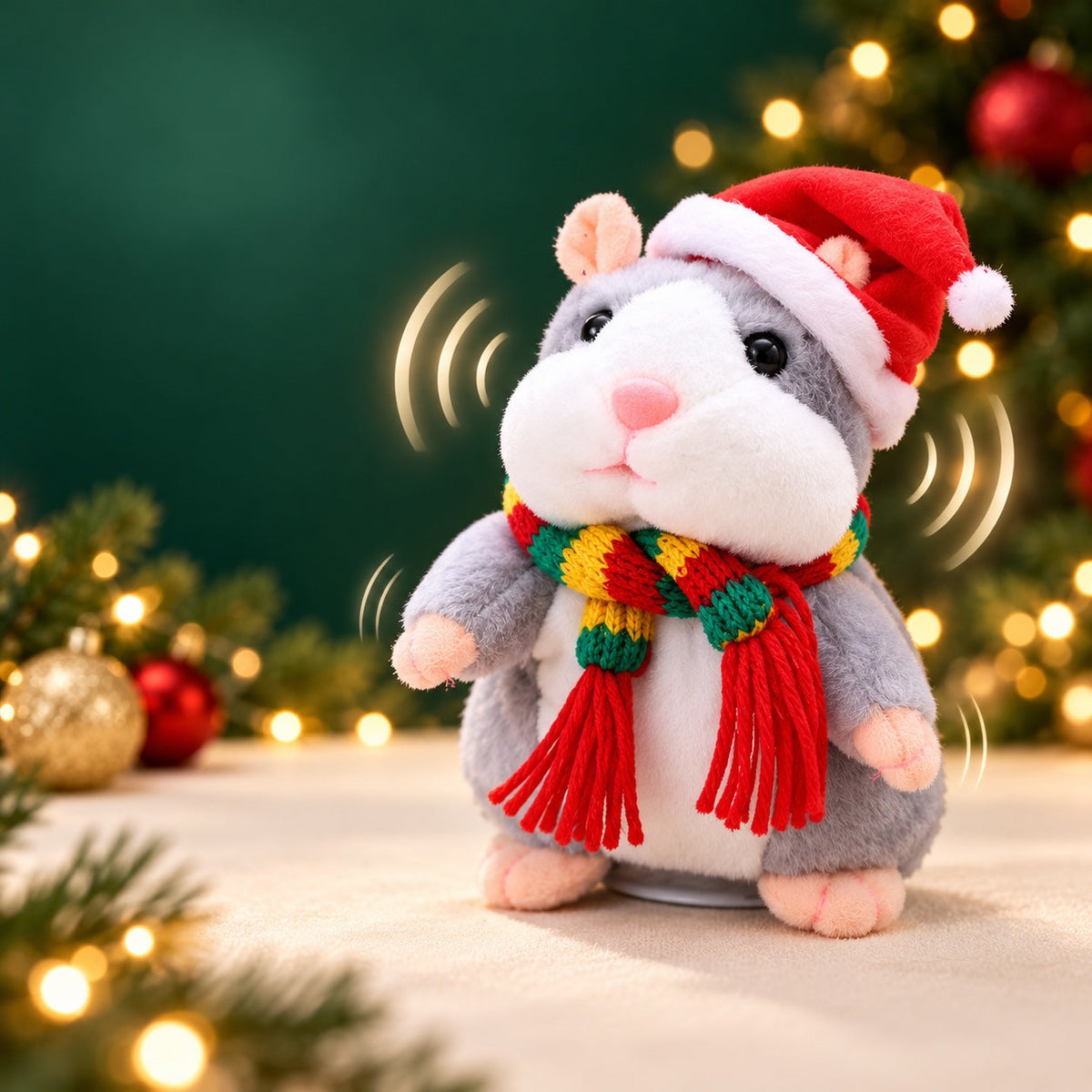 🎄🐹 Talking Christmas Hamster – The Holiday Toy That Talks Back! 🎁