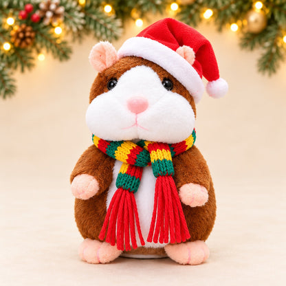🎄🐹 Talking Christmas Hamster – The Holiday Toy That Talks Back! 🎁