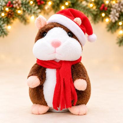 🎄🐹 Talking Christmas Hamster – The Holiday Toy That Talks Back! 🎁
