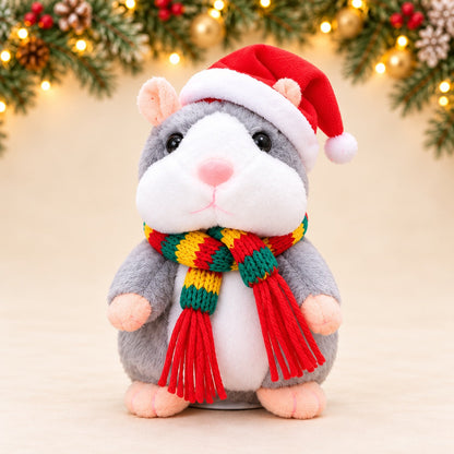 🎄🐹 Talking Christmas Hamster – The Holiday Toy That Talks Back! 🎁