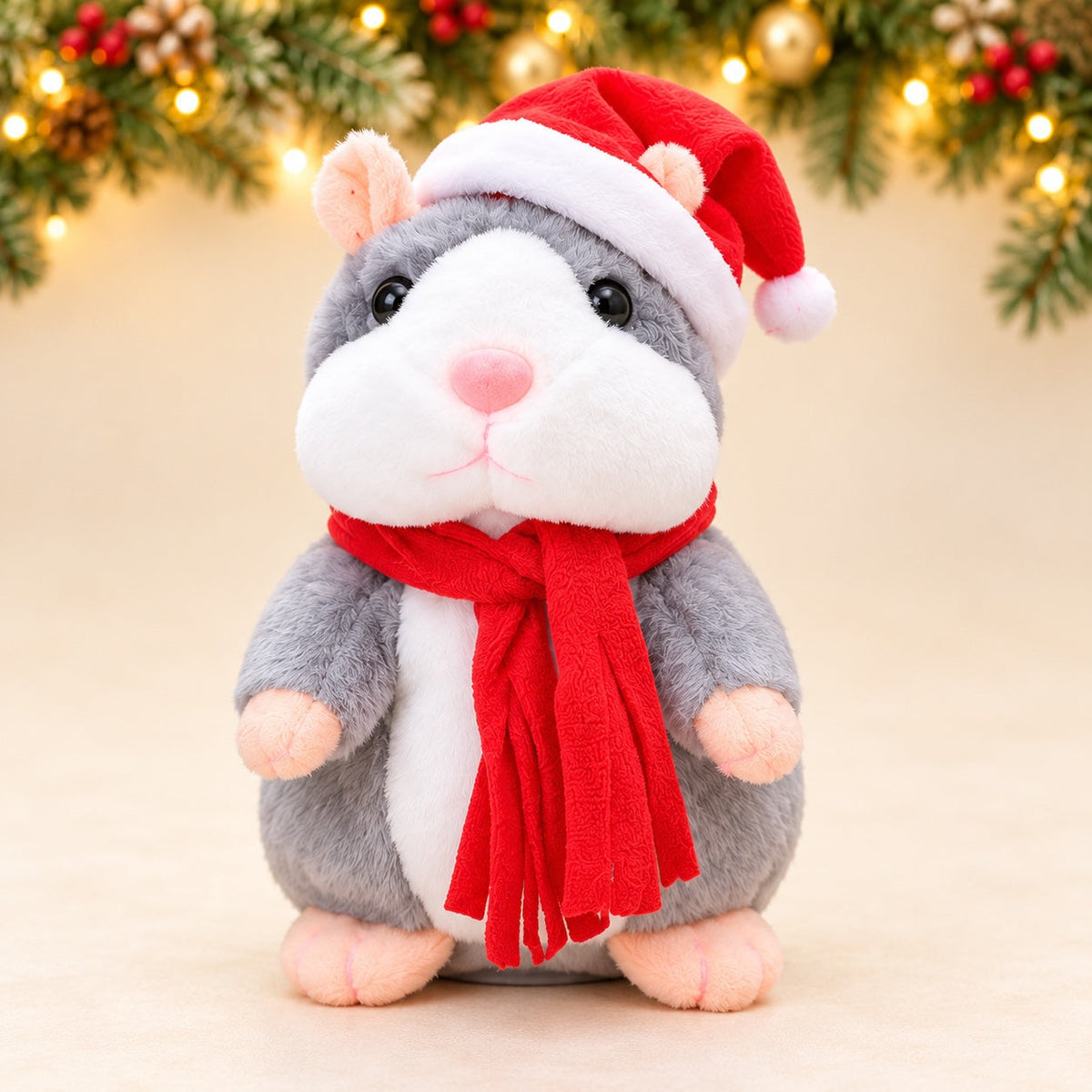 🎄🐹 Talking Christmas Hamster – The Holiday Toy That Talks Back! 🎁