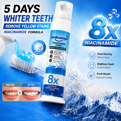 【Family Value Pack】Smileasego®Niacinamide Whitening Toothpaste for a Brighter, Fresher Smile