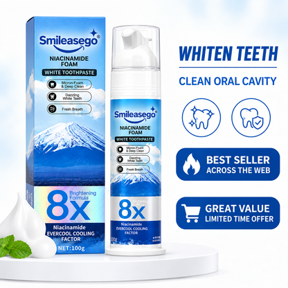 【Family Value Pack】Smileasego®Niacinamide Whitening Toothpaste for a Brighter, Fresher Smile