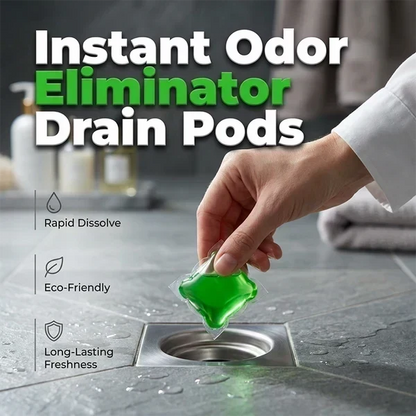 🔥 BUY 1 GET 1 FREE 🎁 Bio-Enzyme Drain Deodorizer Capsules, 1 Box (30 PCS) 🚿