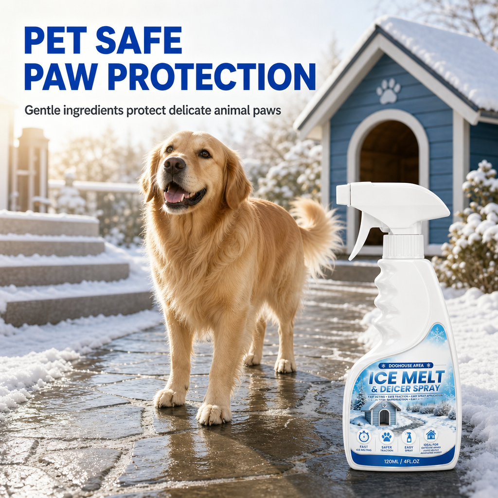 🎁 BUY 1 GET 1 FREE ❄️ ICE MELT & DEICER SPRAY – Fast-Acting Ice Melter 🧊