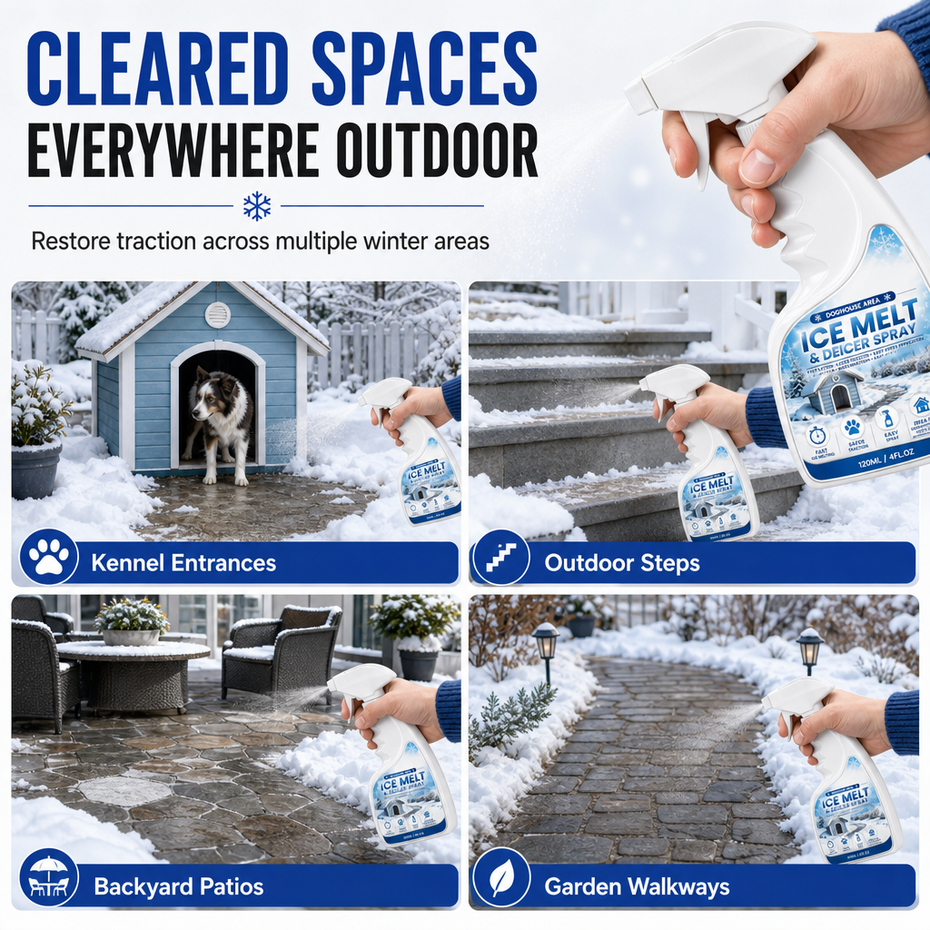 🎁 BUY 1 GET 1 FREE ❄️ ICE MELT & DEICER SPRAY – Fast-Acting Ice Melter 🧊
